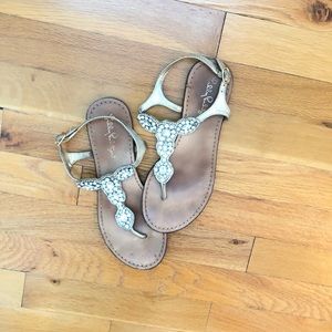 Lilly Pulitzer embellished sandal